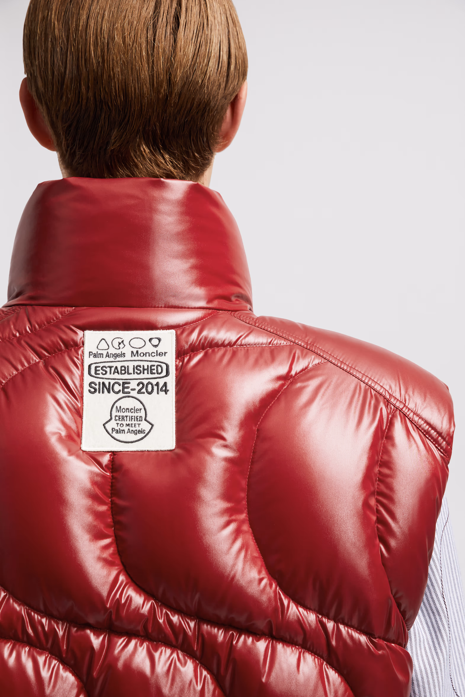 Moncler x Palm Angels Gwenyth Down Vest Gender Neutral Red Moncler 7